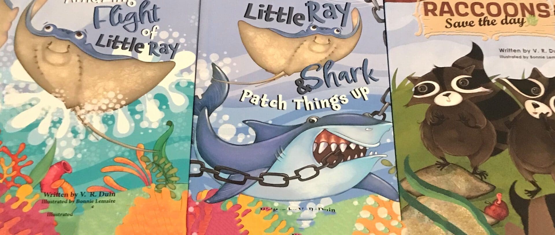 Little Ray Nature Books for Kids are shown.