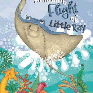 This is the cover of The Amazing Flight of Little Ray by V. R. Duin.