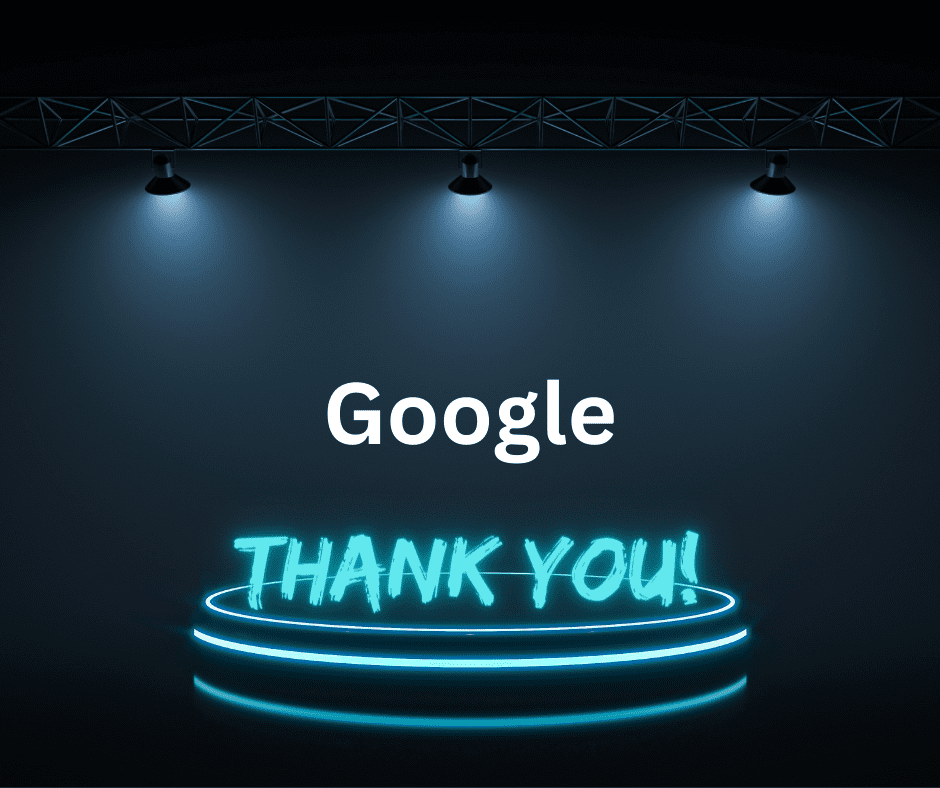 We thank Google.com for our in-kind search Ad Grant.