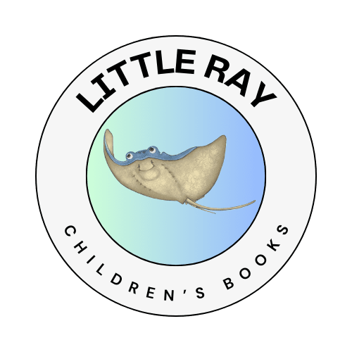 Little Ray Children's Books logo with stingray
