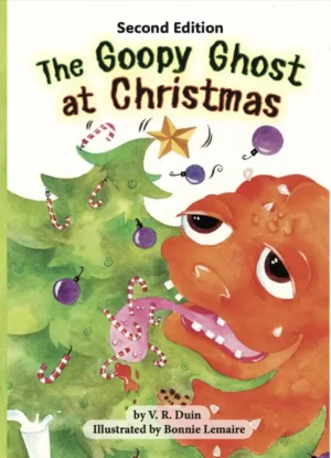 Goopy Ghost's Christmas book cover.