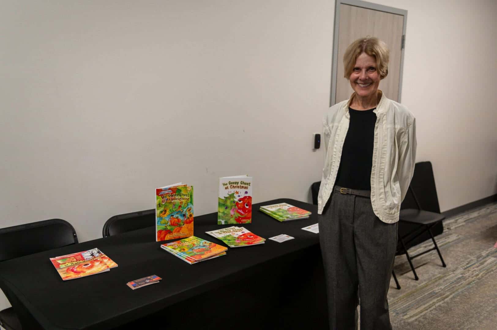 Festival of Trees representative Terry Verduin photographed at the link.