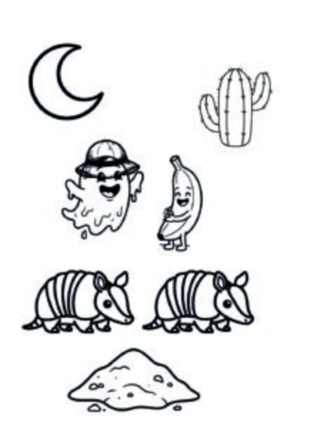 Armadillo Coloring Page