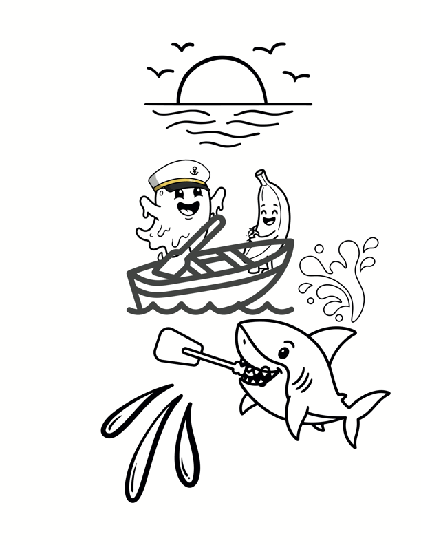 Shark Coloring Page